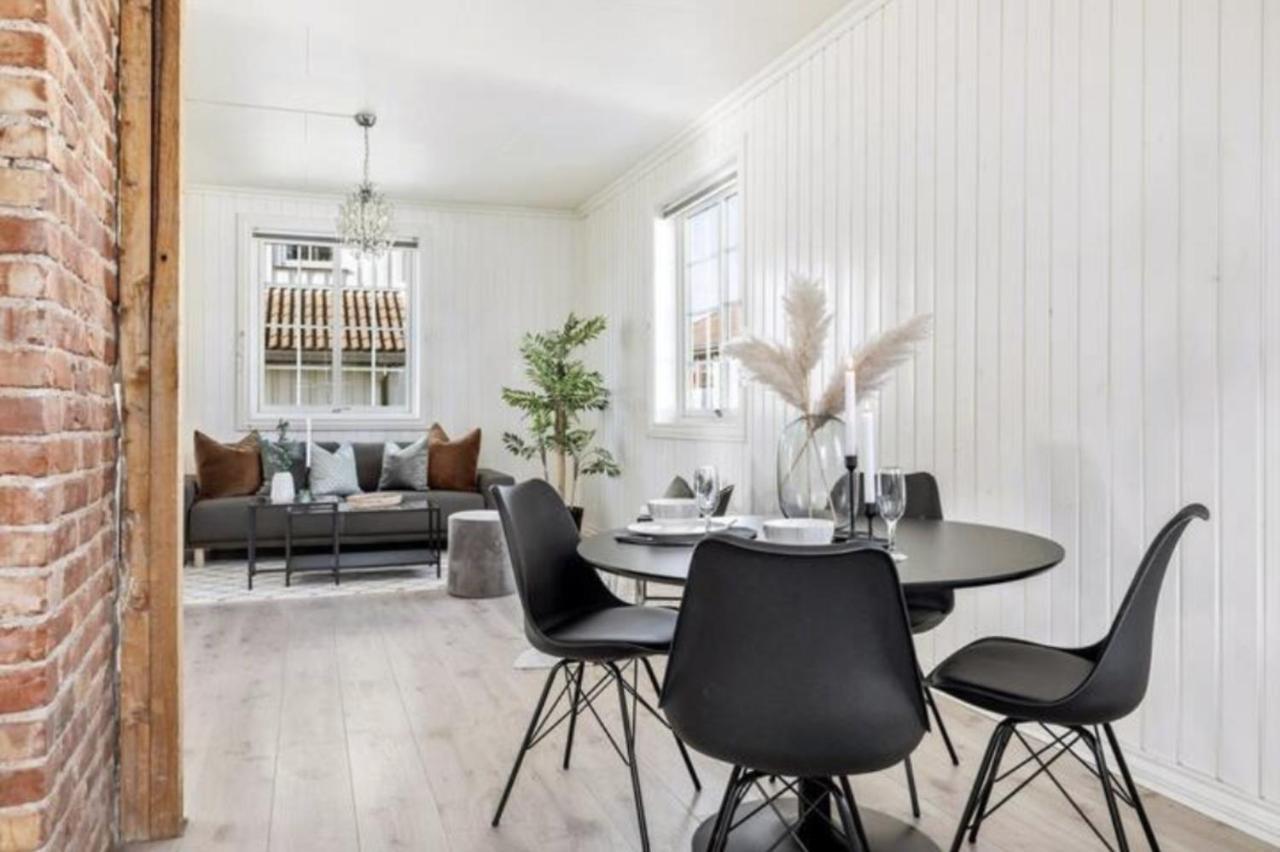Lys Og Sentral Leilighet Med Terrasse Og Hage Apartment Lillehammer Exterior foto